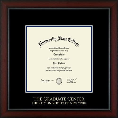 CUNY - The Graduate Center - Officially Licensed - Gold Embossed Diploma Frame - Document Size 10.33" x 10.33"