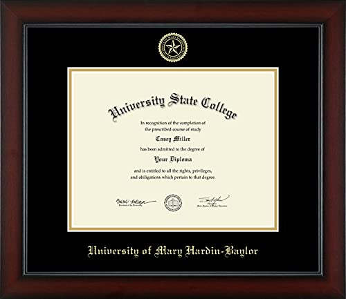 University of Mary Hardin-Baylor - Officially Licensed - Gold Embossed Diploma Frame - Document Size 11" x 8.5"