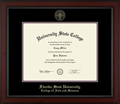 Framerly For Florida State University College of Arts and Sciences - Officially Licensed - Gold Embossed Diploma Frame - Document Size 14" x 11"