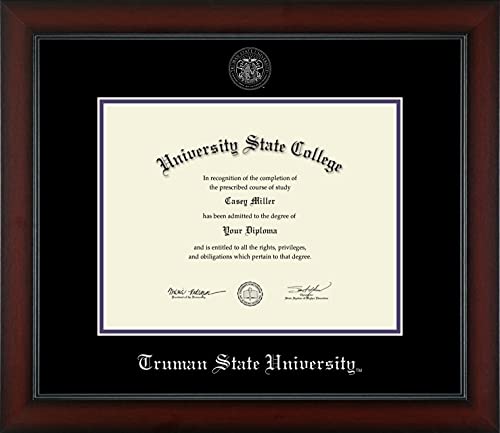 Truman State University - Officially Licensed - Silver Embossed Diploma Frame - Document Size 11" x 8.5"