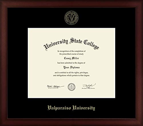 Valparaiso University - Officially Licensed - Gold Embossed Diploma Frame - Document Size 10" x 8"