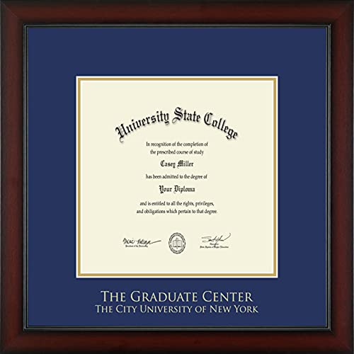 CUNY - The Graduate Center - Officially Licensed - Gold Embossed Diploma Frame - Document Size 10.33" x 10.33"