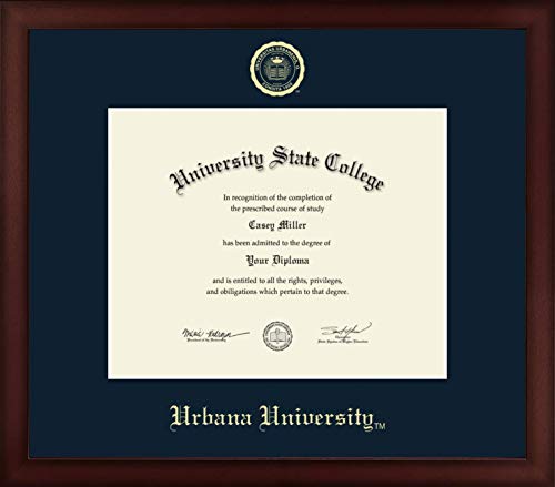 Urbana University - Officially Licensed - Pre-2015 Bachelor's - Gold Embossed Diploma Frame - Document Size 10" x 8"