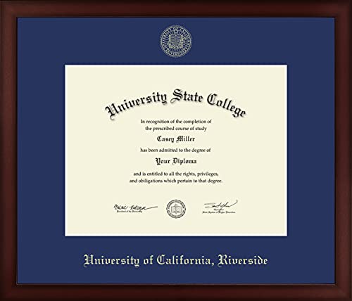 University of California Riverside - Officially Licensed - Gold Embossed Diploma Frame - Document Size 11" x 8.5"