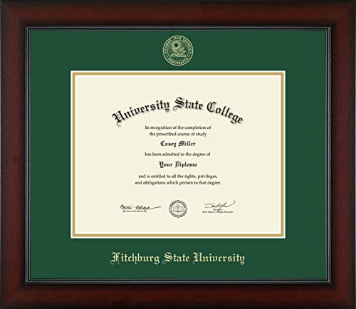 Fitchburg State University - Officially Licensed - Gold Embossed Diploma Frame - Document Size 11" x 8.5"