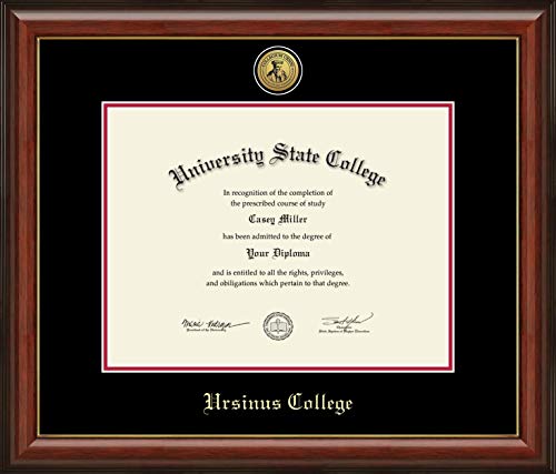 Ursinus College - Officially Licensed - Gold Medallion Diploma Frame - Document Size 17" x 13"