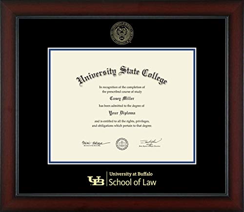 University at Buffalo School of Law - Officially Licensed - Gold Embossed Diploma Frame - Document Size 12.5" x 9.75"