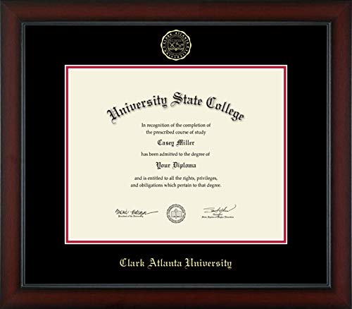 Clark Atlanta University - Officially Licensed - PhD - Gold Embossed Diploma Frame - Document Size 15" x 12"