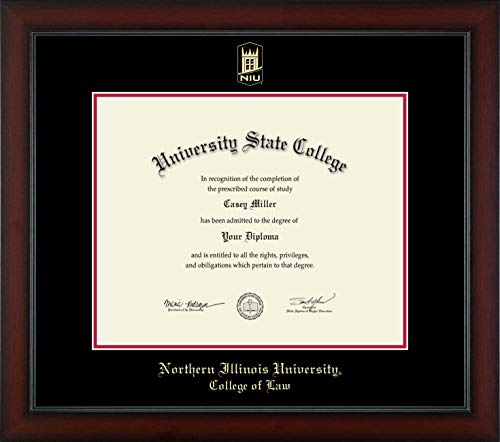 Northern Illinois University College of Law - Officially Licensed - Gold Embossed Diploma Frame - Document Size 16" x 13"