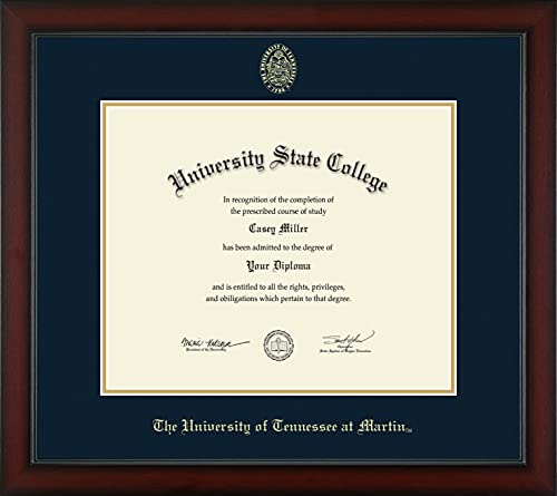 The University of Tennessee Martin - Officially Licensed - Gold Embossed Diploma Frame - Document Size 17" x 14"