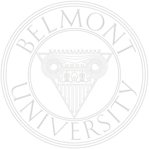 Belmont University - Officially Licensed - Silver Embossed - Document Size 11" x 8.5"