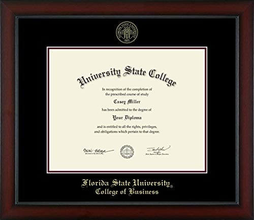 Framerly For Florida State University College of Business - Officially Licensed - Gold Embossed Diploma Frame - Document Size 14" x 11"