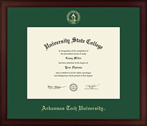 Arkansas Tech University - Officially Licensed - Gold Embossed Diploma Frame - Document Size 11" x 8.5"