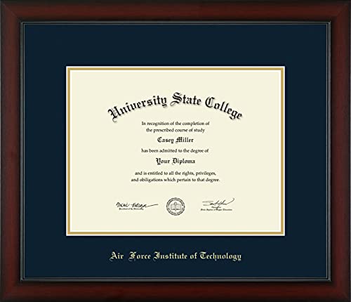 Air Force Institute of Technology - Officially Licensed - Gold Embossed Diploma Frame - Document Size 13" x 10"