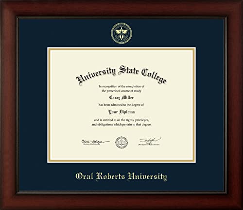 Oral Roberts University - Officially Licensed - Bachelor's - Gold Embossed Diploma Frame - Document Size 11" x 8.5"