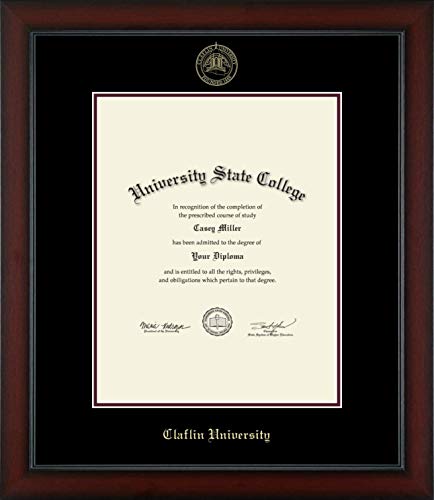 Claflin University - Officially Licensed - Gold Embossed Diploma Frame - Document Size 11" x 14"