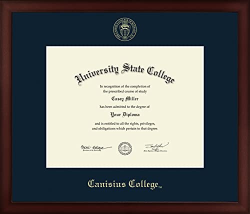 Canisius College - Officially Licensed - Gold Embossed Diploma Frame - Document Size 11" x 8.5"