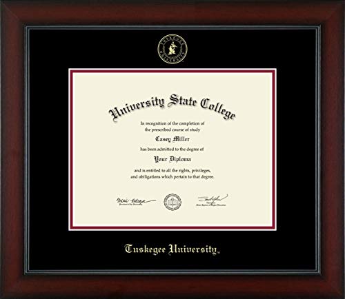 Tuskegee University - Officially Licensed - Gold Embossed Diploma Frame - Document Size 11" x 8.5"