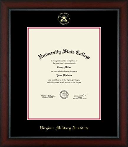 Virginia Military Institute - Officially Licensed - Gold Embossed Diploma Frame - Document Size 15.75" x 20"