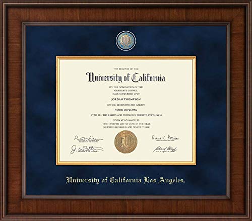 Church Hill Classics University of California Los Angeles - Presidential Masterpiece - Featuring Madison Moulding - Officially Licensed - Diploma Size 11" x 8.5"