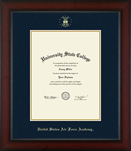 United States Air Force Academy - Officially Licensed - Gold Embossed Diploma Frame - Document Size 8.5" x 11"