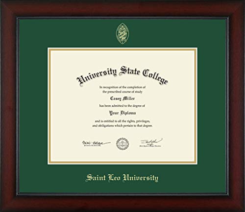 Saint Leo University - Officially Licensed - Bachelor's - Gold Embossed Diploma Frame - Document Size 11" x 8.5"