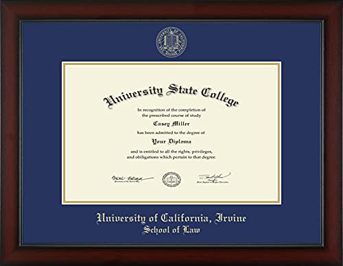 University of California Irvine School of Law - Officially Licensed - Gold Embossed Diploma Frame - Document Size 17" x 11"