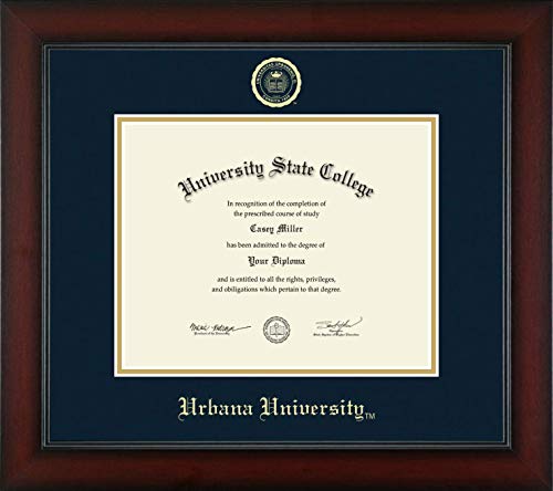 Urbana University - Officially Licensed - Pre-2015 Bachelor's - Gold Embossed Diploma Frame - Document Size 10" x 8"