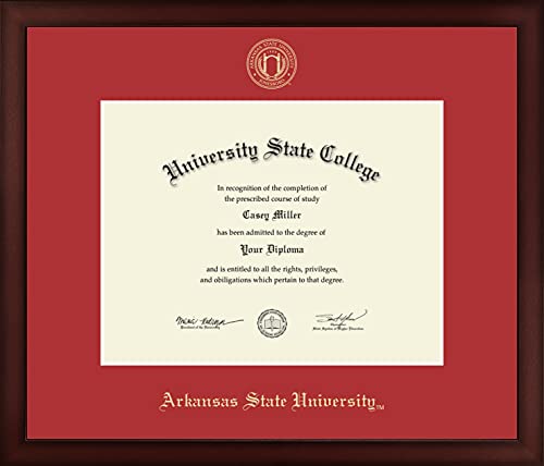 Arkansas State University at Jonesboro - Officially Licensed - Gold Embossed Diploma Frame - Document Size 11" x 8.5"