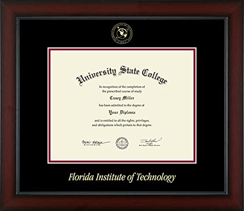 Florida Institute of Technology - Officially Licensed - Gold Embossed Diploma Frame - Document Size 11" x 8.5"