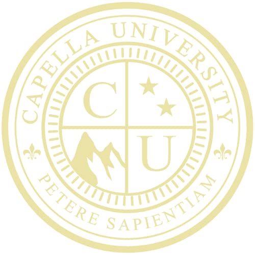 Capella University - Officially Licensed - Gold Embossed Tassel Diploma Frame - Document Size 11" x 8.5"