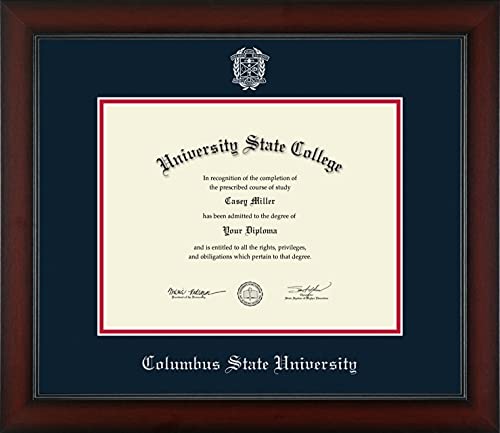 Columbus State University - Officially Licensed - Bachelor's - Silver Embossed Diploma Frame - Document Size 11" x 8.5"