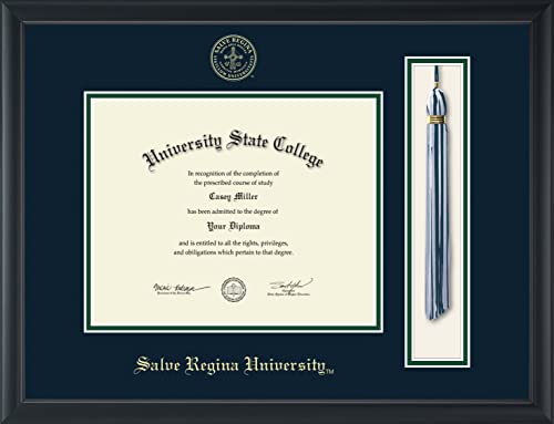 Salve Regina University - Officially Licensed - Gold Embossed Tassel Diploma Frame - Document Size 10" x 8"