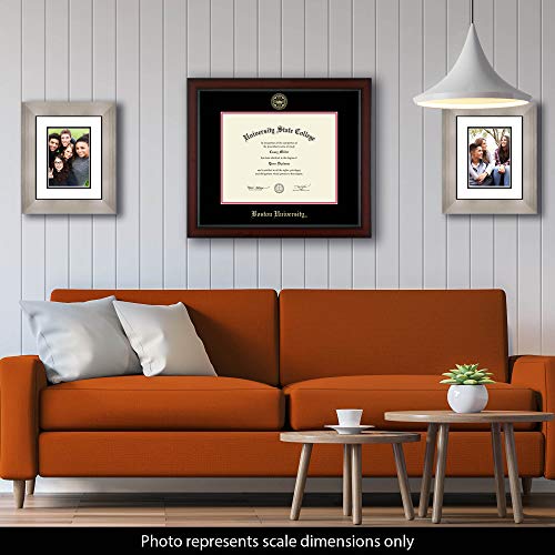 Boston University - Officially Licensed - Gold Embossed Diploma Frame - Document Size 14" x 11"