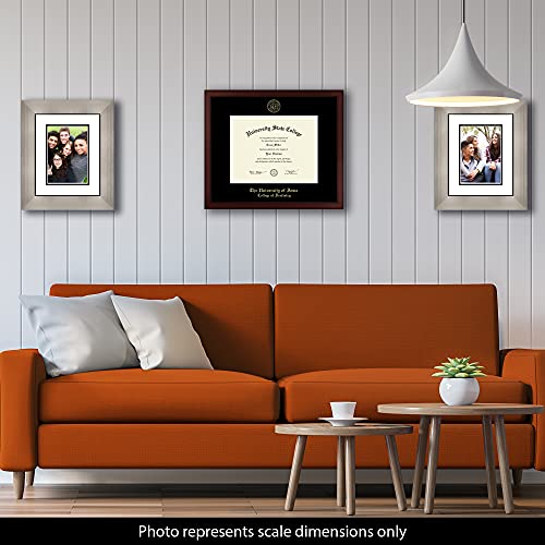 Framerly For The University of Iowa College of Dentistry - Officially Licensed - Gold Embossed Diploma Frame - Document Size 11" x 8.5"