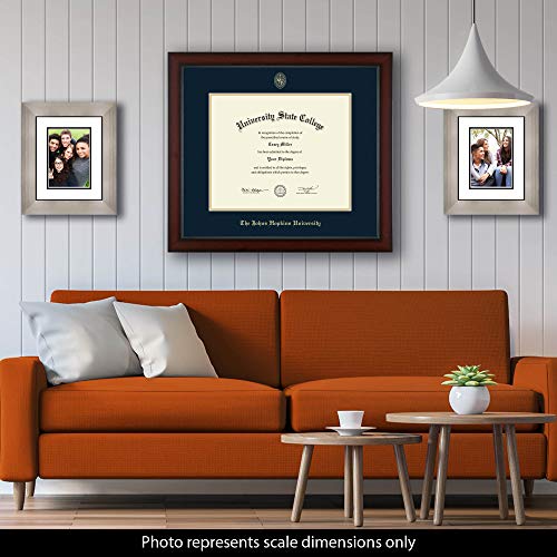 Johns Hopkins University - Officially Licensed - Gold Embossed Diploma Frame - Document Size 17" x 14"