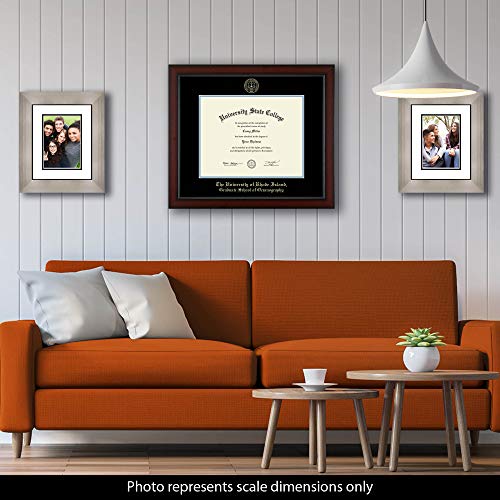 The University of Rhode Island Graduate School of Oceanography - Officially Licensed - Gold Embossed Diploma Frame - Document Size 14" x 11"