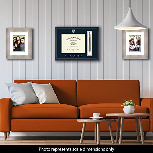 University of Saint Joseph in Connecticut - Officially Licensed - Gold Embossed Tassel Diploma Frame - Document Size 10" x 8"