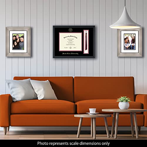 Santa Clara University - Officially Licensed - Gold Embossed Tassel Diploma Frame - Document Size 10" x 8"