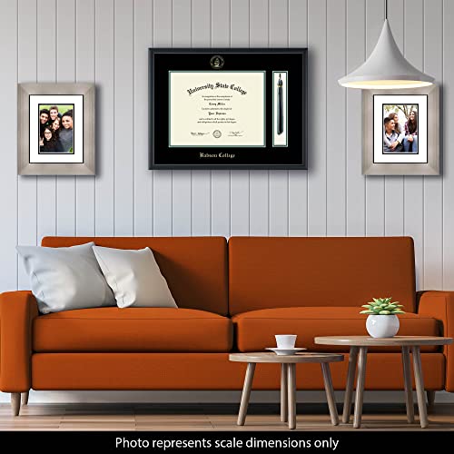 Babson College - Officially Licensed - Gold Embossed Tassel Diploma Frame - Document Size 14" x 11"