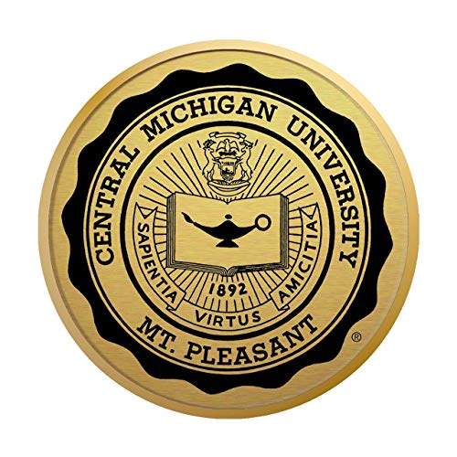 Church Hill Classics Central Michigan University - Gold Engraved Medallion - Featuring Murano Moulding - Officially Licensed - Diploma Size 11" x 8.5"