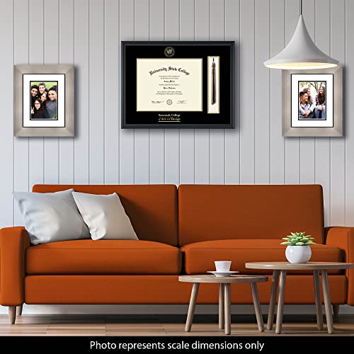 Savannah College of Art & Design - Officially Licensed - Gold Embossed Tassel Diploma Frame - Document Size 12.5" x 10"