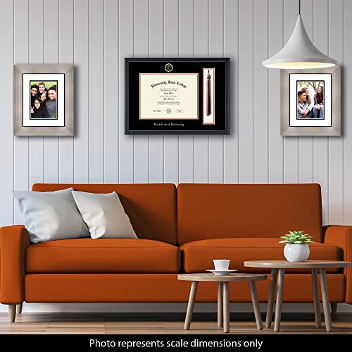 East Central University - Officially Licensed - Gold Embossed Tassel Diploma Frame - Document Size 11" x 8.5"