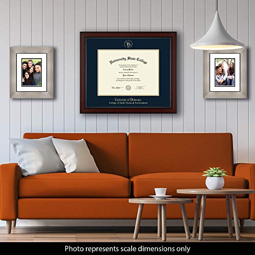 University of Delaware College of Earth, Ocean & Environment - Officially Licensed - Gold Embossed Diploma Frame - Document Size 16" x 12"