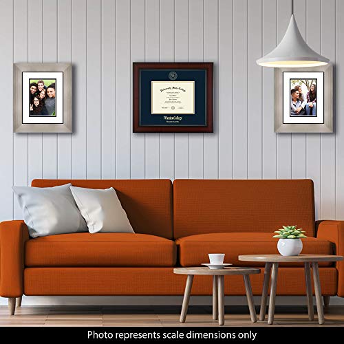 Wheaton College in Massachusetts - Officially Licensed - Pre-Spring 2021 Bachelor's - Gold Embossed Diploma Frame - Document Size 8" x 6"