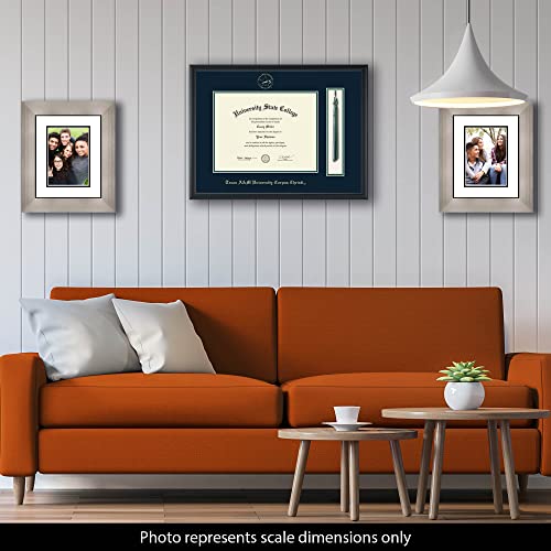 Texas A&M University Corpus Christi - Officially Licensed - Gold Embossed Tassel Diploma Frame - Document Size 13" x 10"