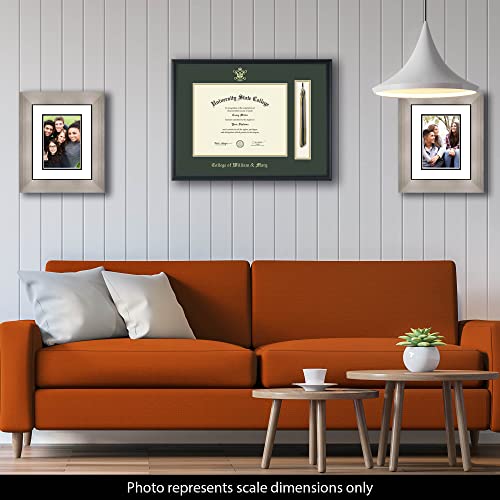 College of William & Mary - Officially Licensed - Gold Embossed Tassel Diploma Frame - Document Size 13" x 10"