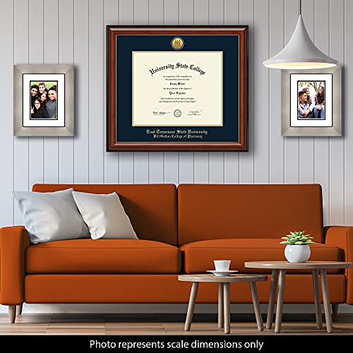 East Tennessee State University Bill Gatton College of Pharmacy - Officially Licensed - Gold Medallion Diploma Frame - Document Size 17" x 14"