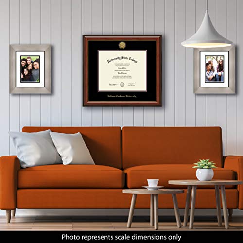 Bethune-Cookman University - Officially Licensed - Master's - Gold Medallion Diploma Frame - Document Size 13" x 11"