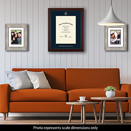 United States Naval Academy - Officially Licensed - Commission Certificate - Gold Embossed Diploma Frame - Document Size 10" x 14"